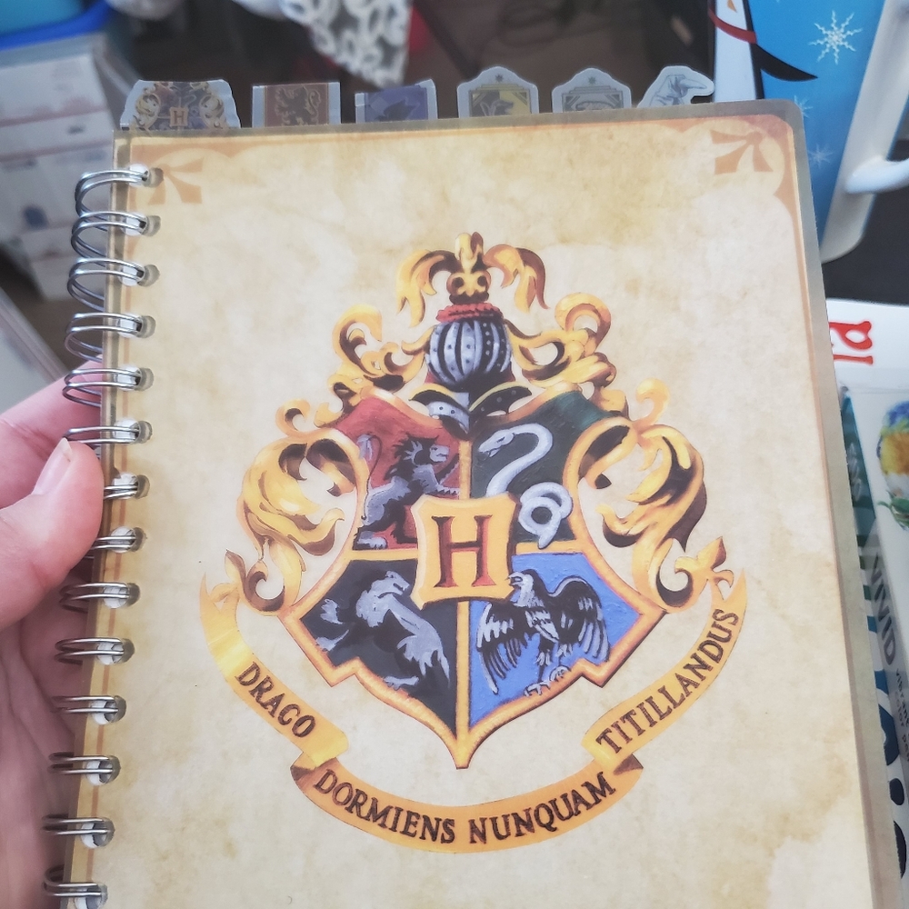 N/W/T blackedHarry Potter school subject notebook